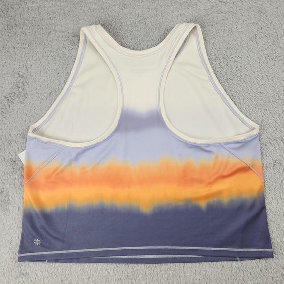 Athleta Shanti Printed Crop Tank Womens 2X Multicolor Powervita UPF 50+ NWT - Picture 10 of 13